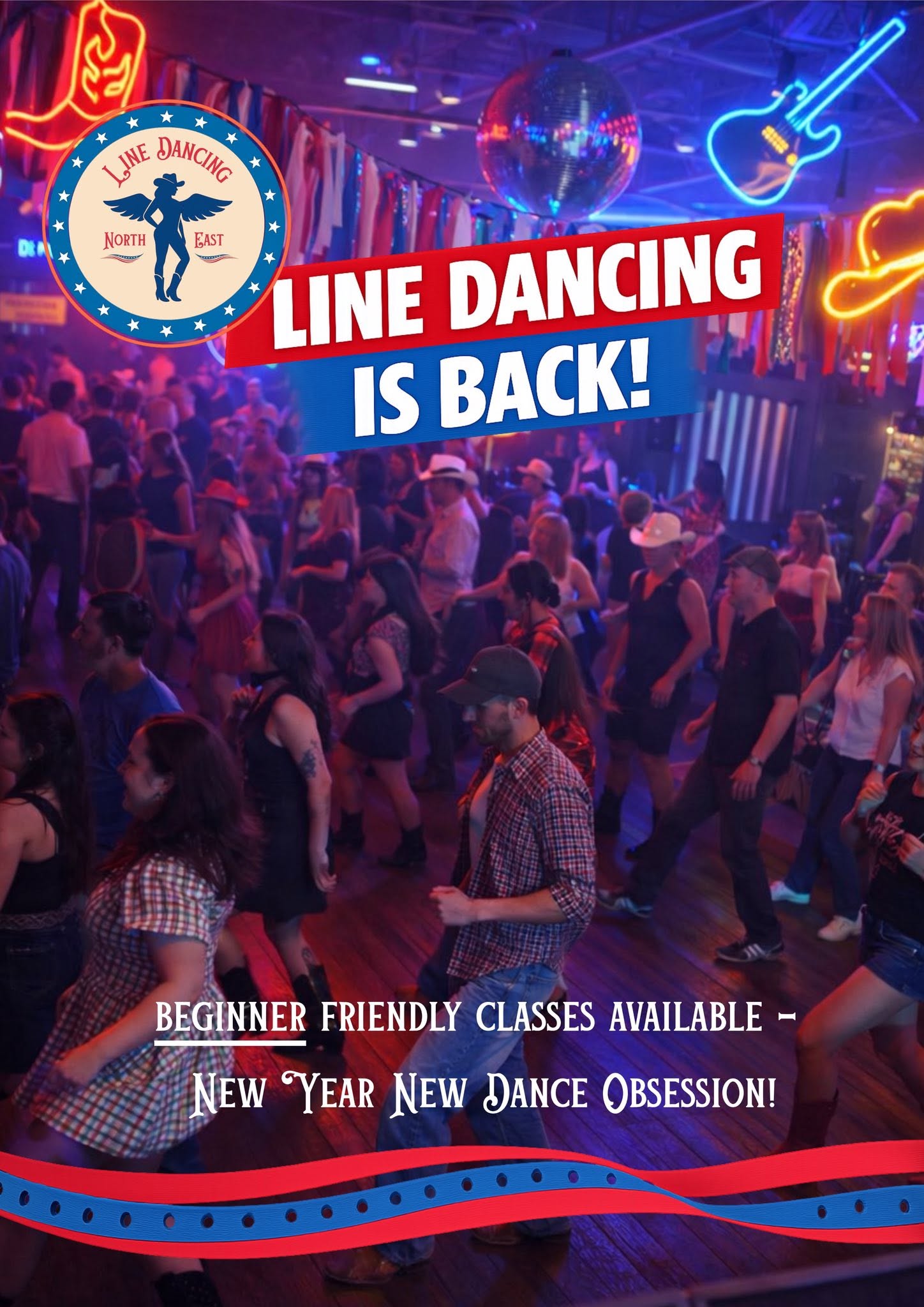 Line Dancing is Back — the social energy is unreal.